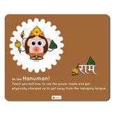 Brown Mouse Pad Mousepad for Laptop Be like Hanuman